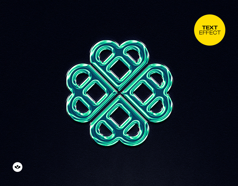 Chrome Pop Text Effect chrome design effect graphic design photoshop pop solasome template typography