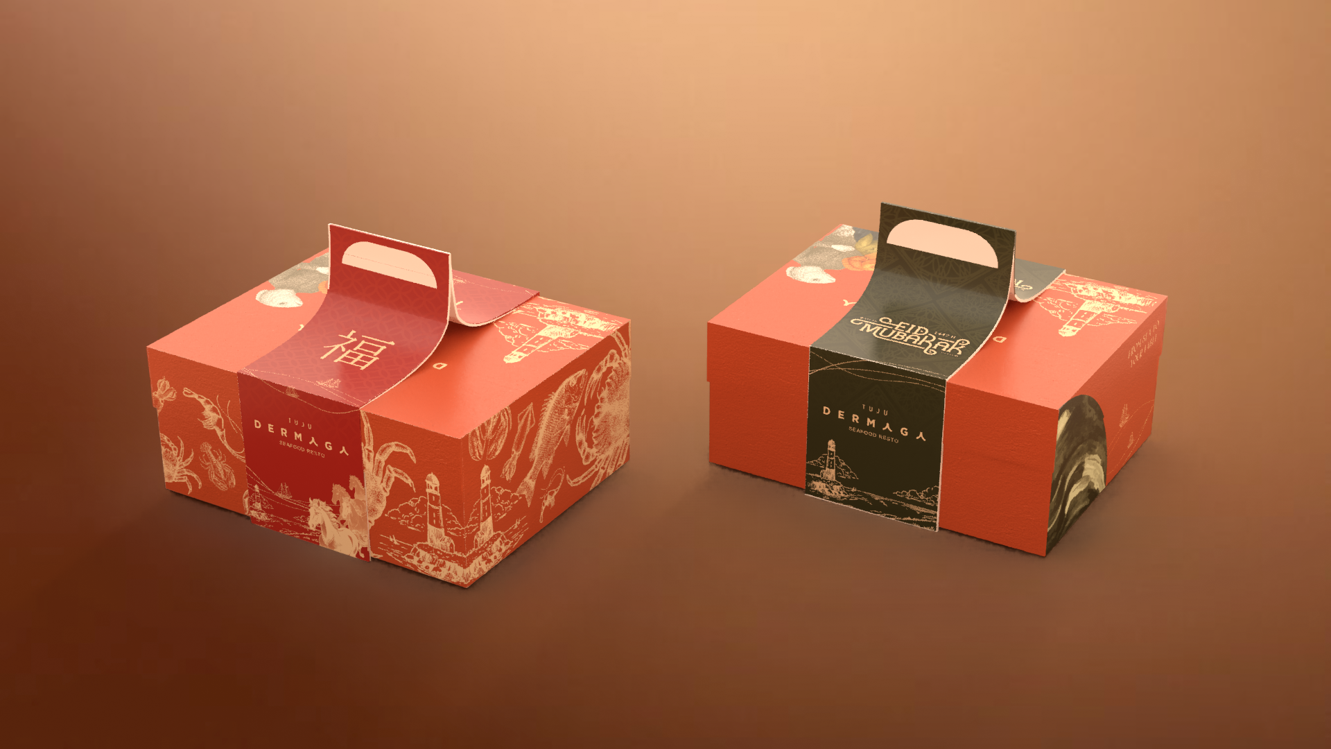 Visual Packaging for Tuju Dermaga branding graphic design logo packaging packaging exploration visual packaging