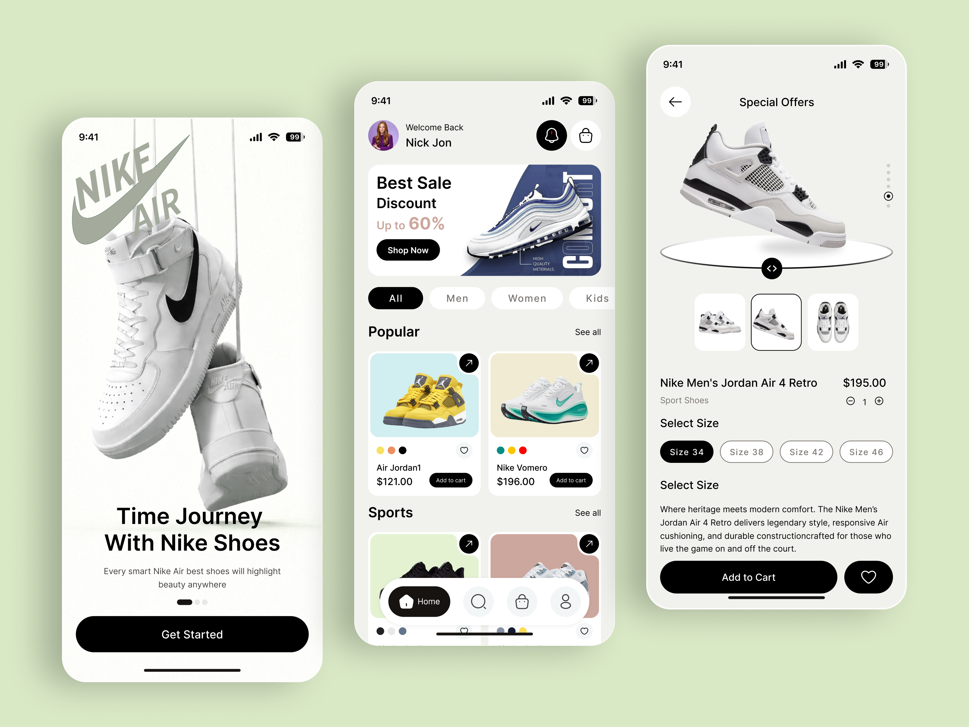 Example of Modern E Commerce Mobile App