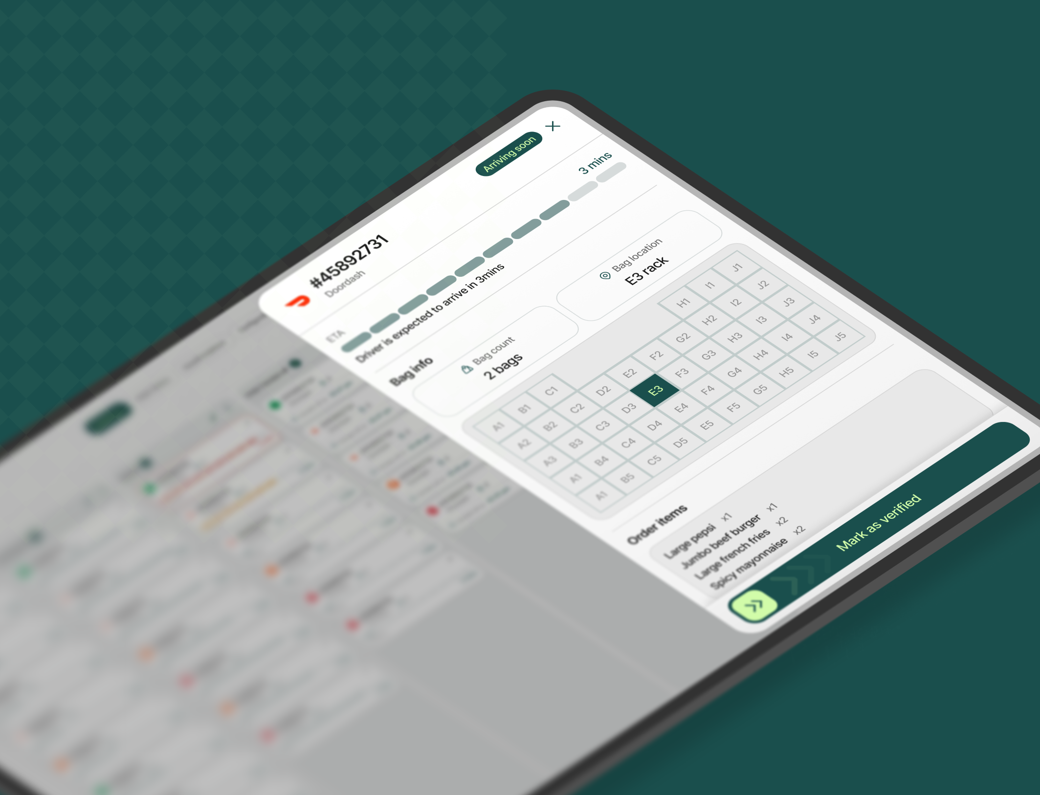 Order Dispatch Management System modern product ui ux web design