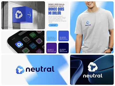 Logo Design for a SaaS Tech Company blue brandidentity branding clean corporate digital identity it logo logodesign minimal minimalist modern saas software startup symbol tech typography visualidentity