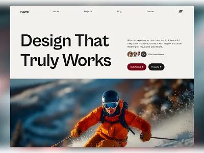 Klyro — Portfolio and agency template animation bold design branding farmer graphic design illustration landing page logo motion graphics templates uiux webflow website