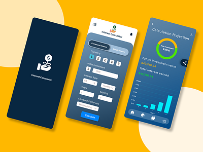 Calculator app design graphic design illustration ui ux