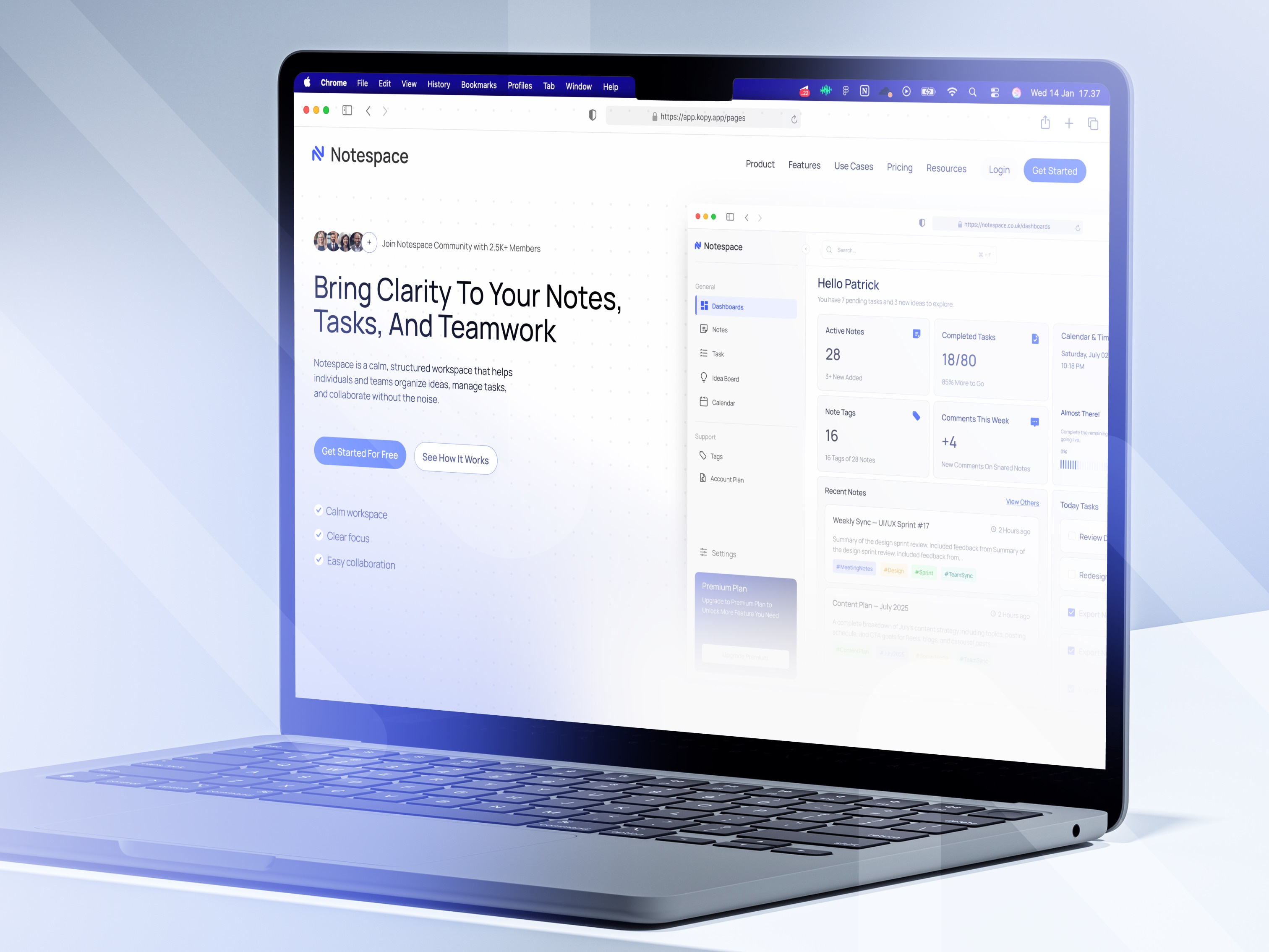 Example of Performance Driven Landing Page Design