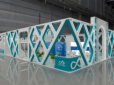 dey bank-sustainable cities exhibition 3d branding