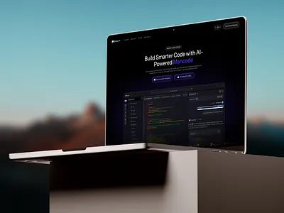 Mancode - Website Landinge Page clean code code editor code editor website code website design editor code landing page mangcode mangcoding site ui uiux ux web design