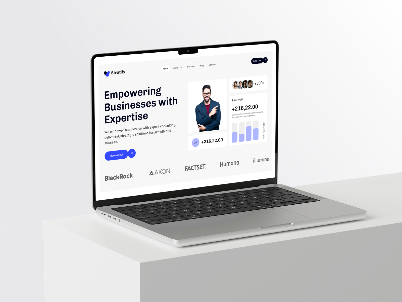 Consulting Agency Website & Mobile Responsive Design interface product service startup ui ux web