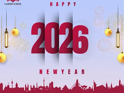 new year 2026 graphic design new year 2026 social media post