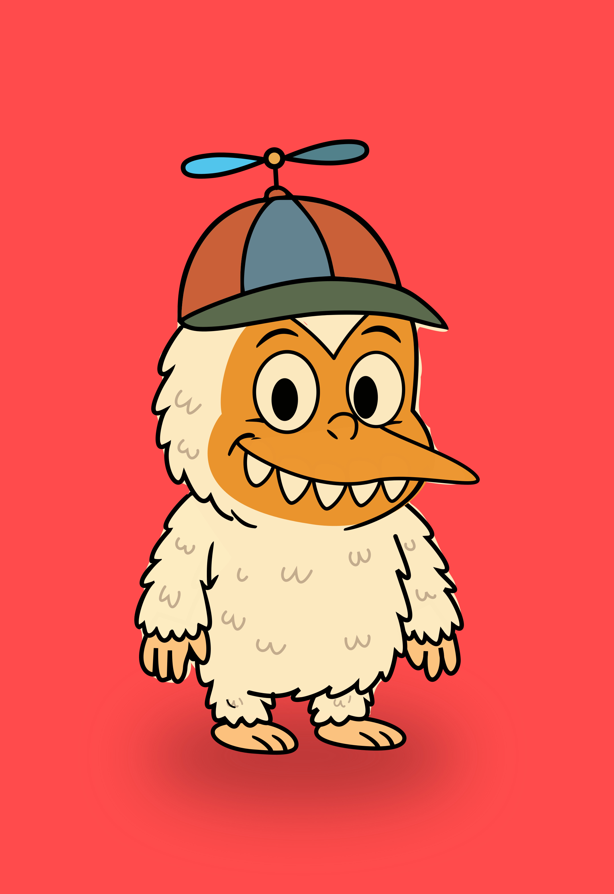 mascot project character - initial illustration initial pose mascot project shunte88 vector