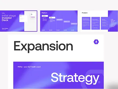 Pitch deck presentation - PkPac branding colours creative custom slides design figma graphic design illustration logo pitch deck pitchdeck presentation ui
