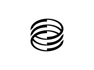 Loop Logomark brand branding circle design elipse icon layer line logo logodesign loop minimal