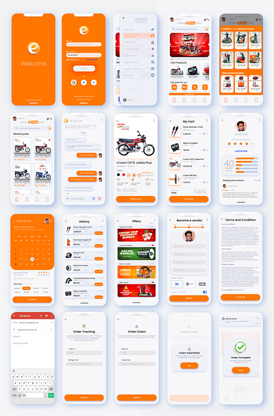 Crowneshop User Interface Concept branding graphic design ui