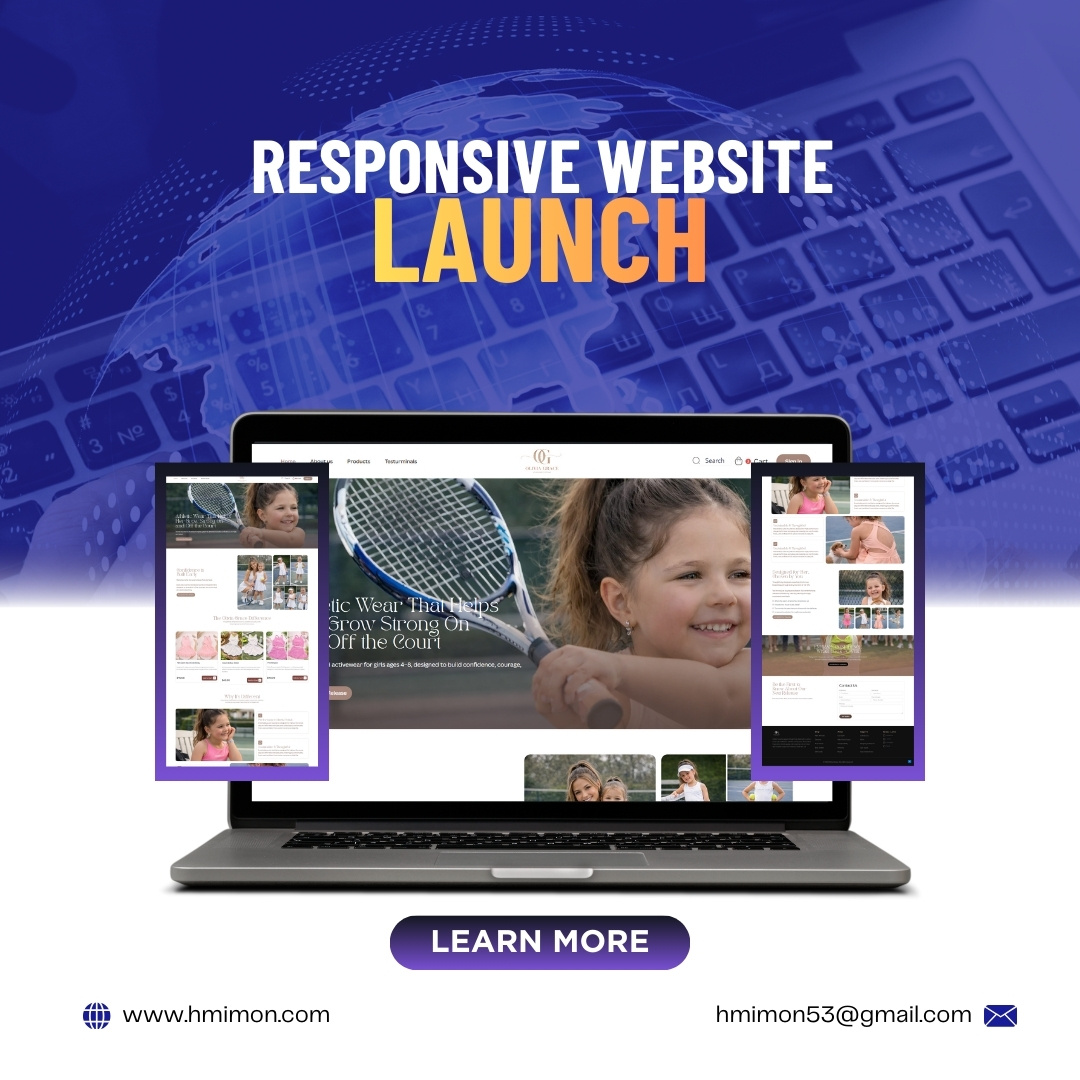 Excited to share my latest WordPress project! ecommerce website elementor elementor expert hm imon landing page design responsive website wordpress wordpress developer