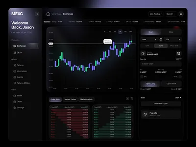 Real-Time Swap & Liquidity UI Design clean ui cryptodashboard dark ui decentralized exchange defi design finance product trading platform ui ux web