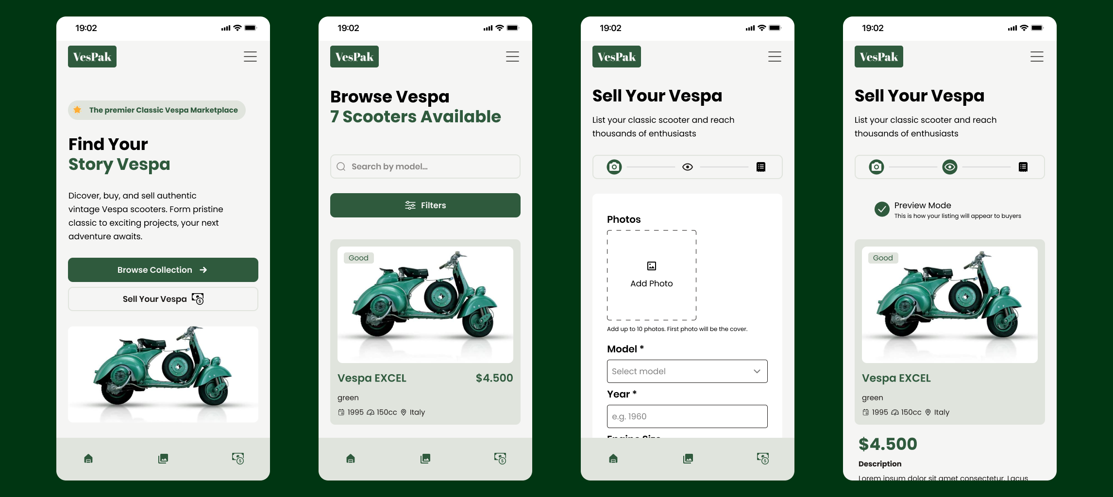 Example of UI/UX Design Monthly (Web & Mobile)