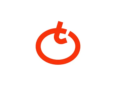 Minimal Letter T Tomato Logo app branding design graphic design illustration letter logo minimal minimalist moodern simple store t tomato ui vector