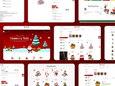🎅Christmas & Holiday E-commerce Website UI Design 🎁 checkoutui christmasui christmaswebsite ecommercewebdesign festivedesign festivewebdesign holidayecommerce holidaystore modernwebui onlinestoredesign productlistingui responsivewebdesign seasonalui uiuxdesign