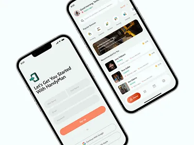 Discovery App for Vendors & Artisans in your locality mobile app ui ux