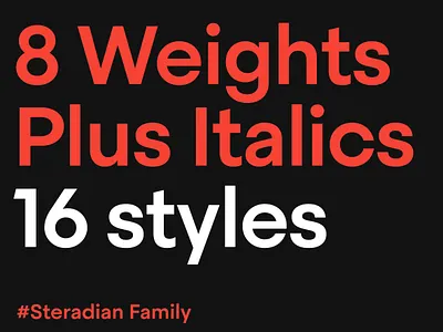 Steradian barcelona black blue branding design font graphic design logo red type typeface typography ui variable