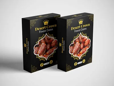 Premium Dates Box Packaging Design arabic bakery box branding business business identity dates delicious dessert festive food box gourmet label design marketing package packaging premium product ramadan sweet