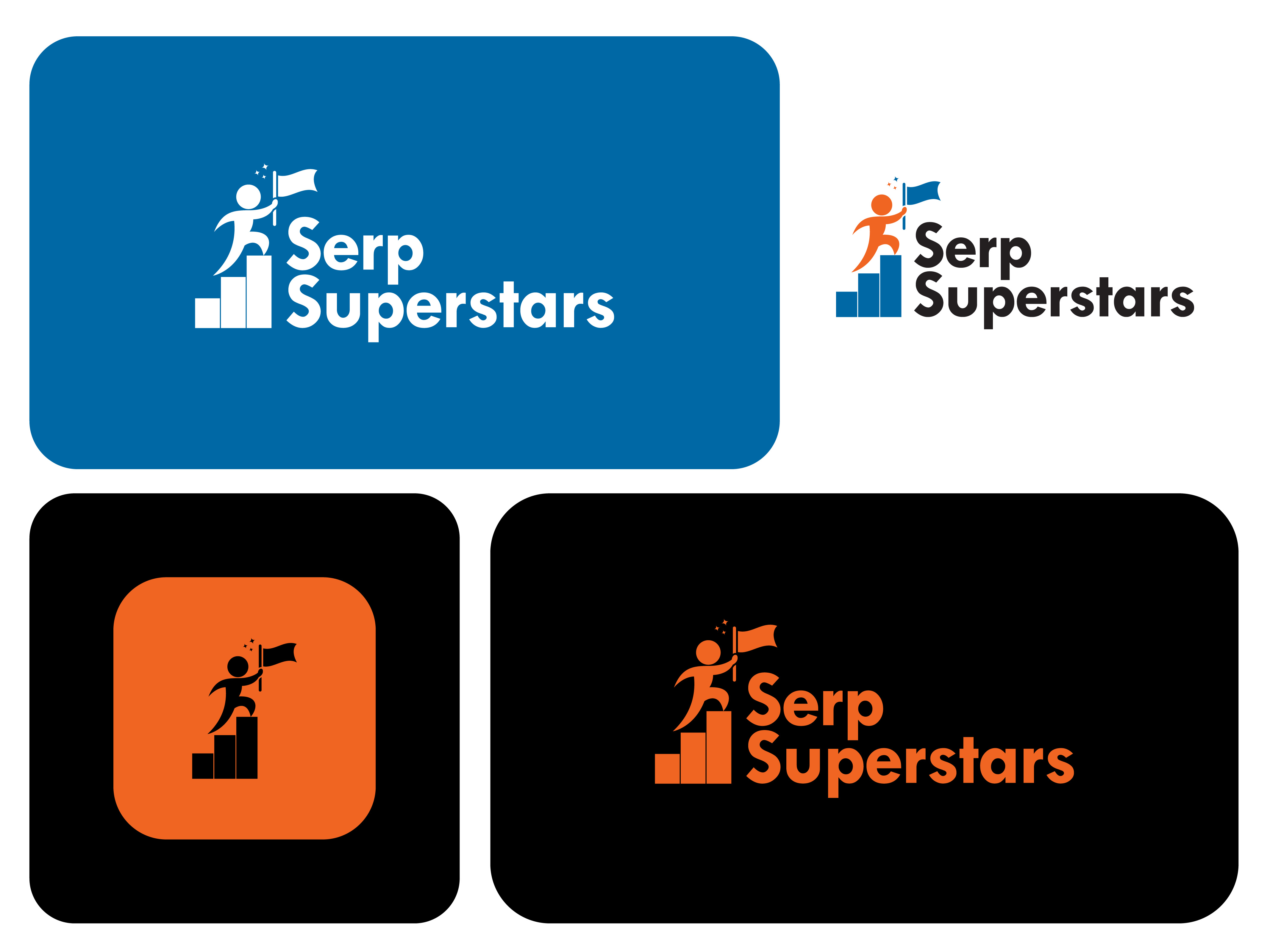 SEO & Digital Marketing Logo Design for Serp Superstars brand identity branding design clean typography logo corporate logo creative logo concept cyberavanza digital marketing logo flat logo design growth chart logo logo design marketing agency logo modern business logo performance marketing brand professional logo seo logo serp superstars startup logo design tech logo