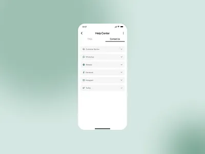 Help Center Contact Us UI contactus faqs helpcenter