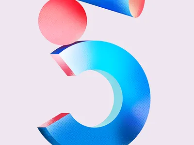 5 — Balance Typeface Study / Day 32 Everyday_01600 3d artwork design graphic design illustration