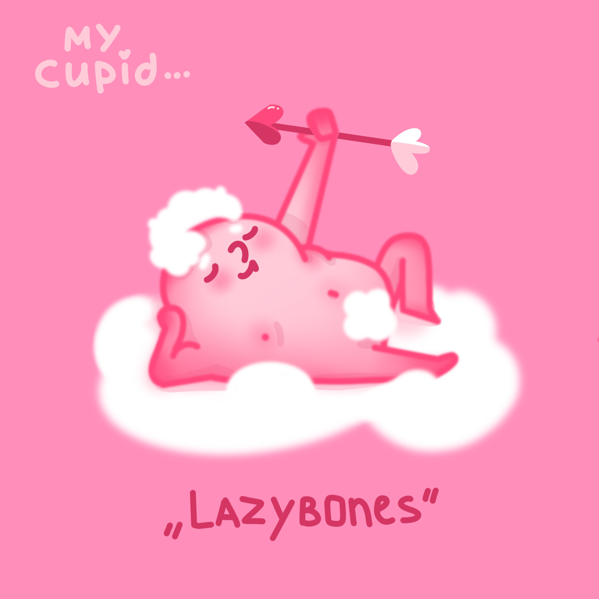 Valentine's Day 💘 My Cupid amur arrow art colors creative cupid illustration love picture pink pretty valentines day