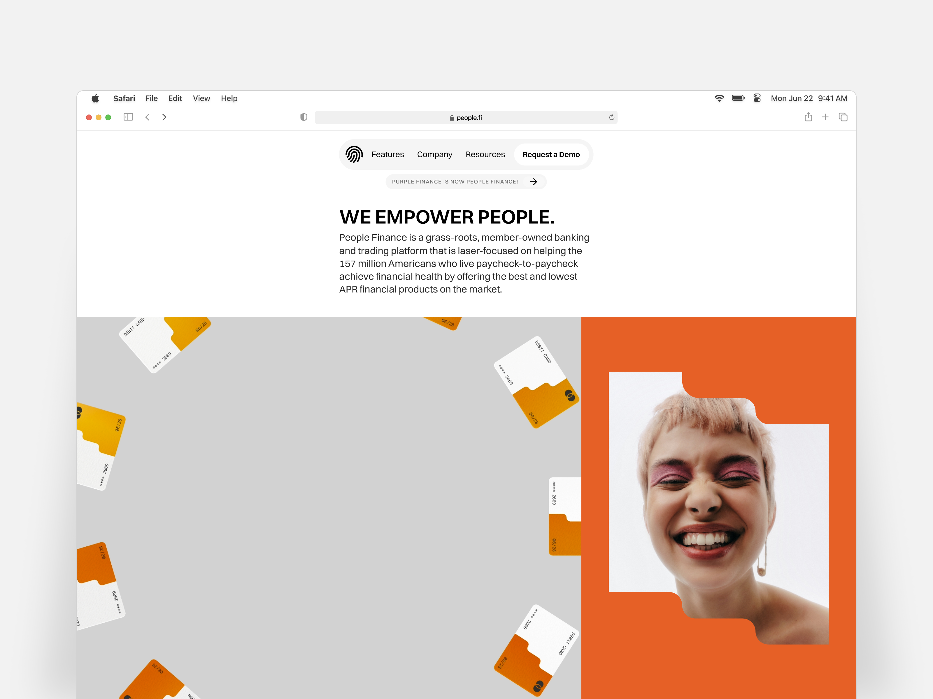 People Finance — Homepage in Motion animation design figma fintech ui ui design uiux design user experience user experience design user interface user interface design ux ux design web design website design website ui