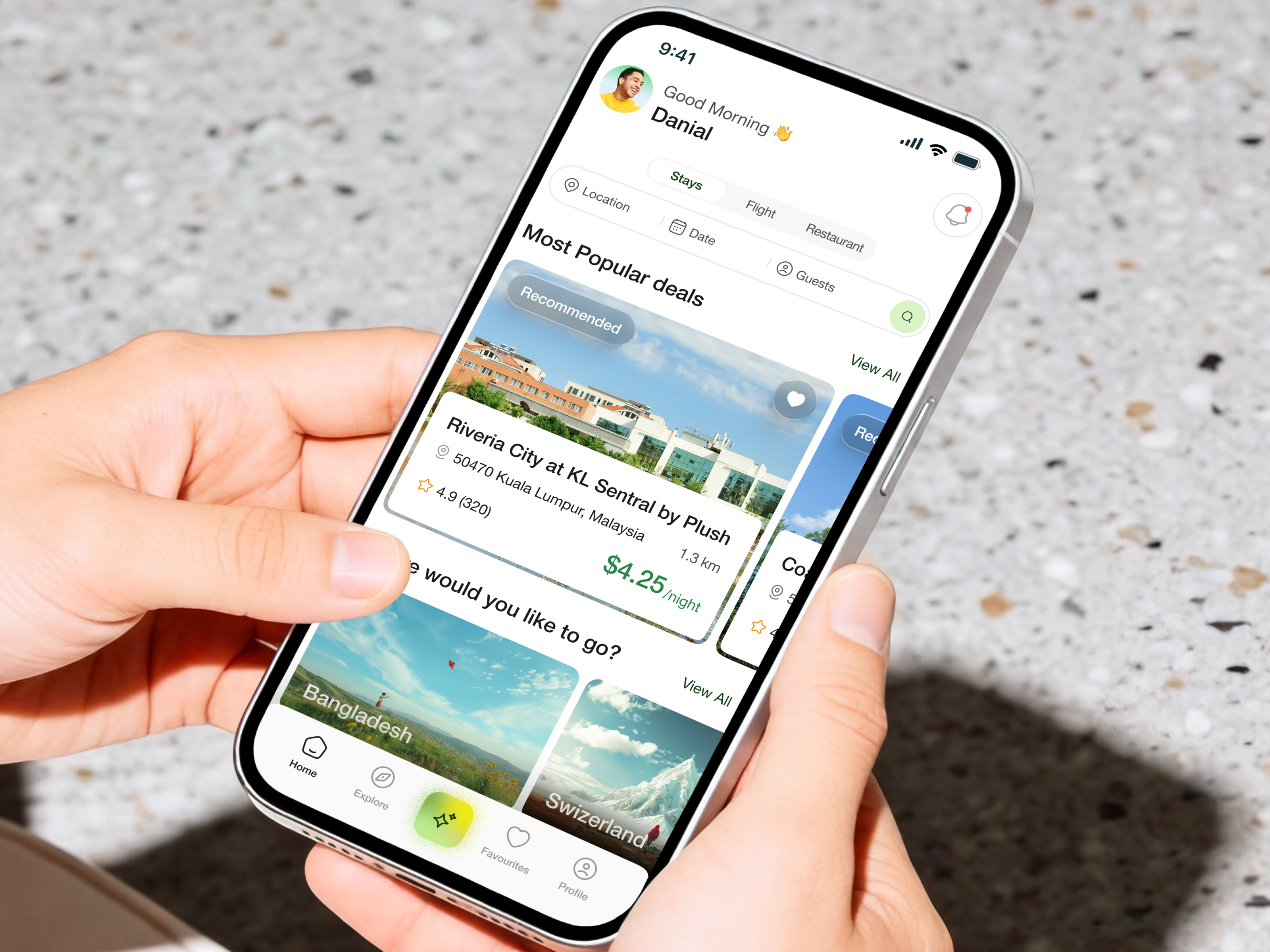 Travel app design app interface product service startup ui ux