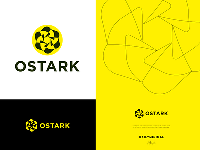 ostark 3d agency animation brand branding challenge design etoile graphic design identity illustration logo logo design luxe motion graphics new star ui visuel