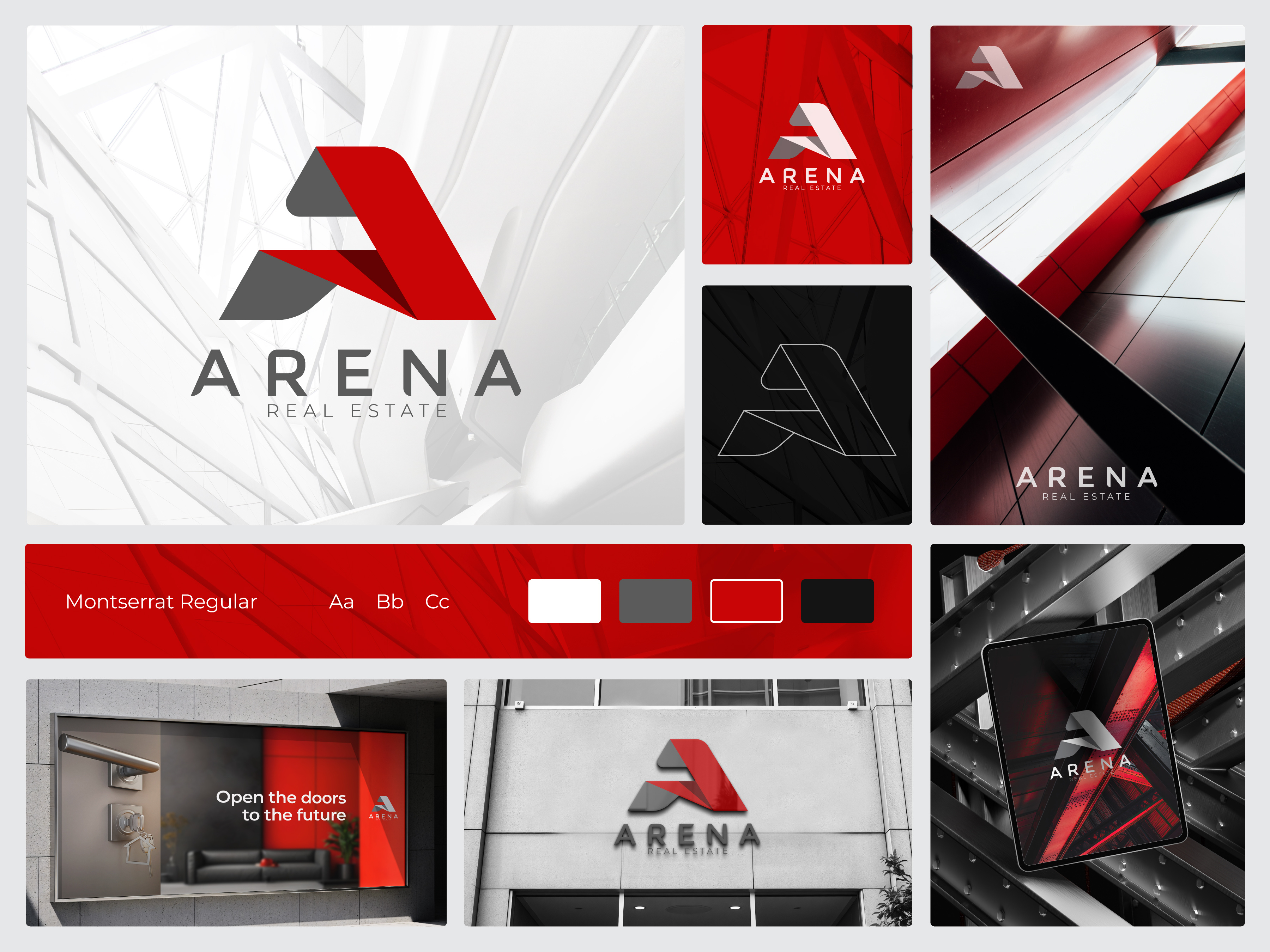Arena Real Estate Visual Identity