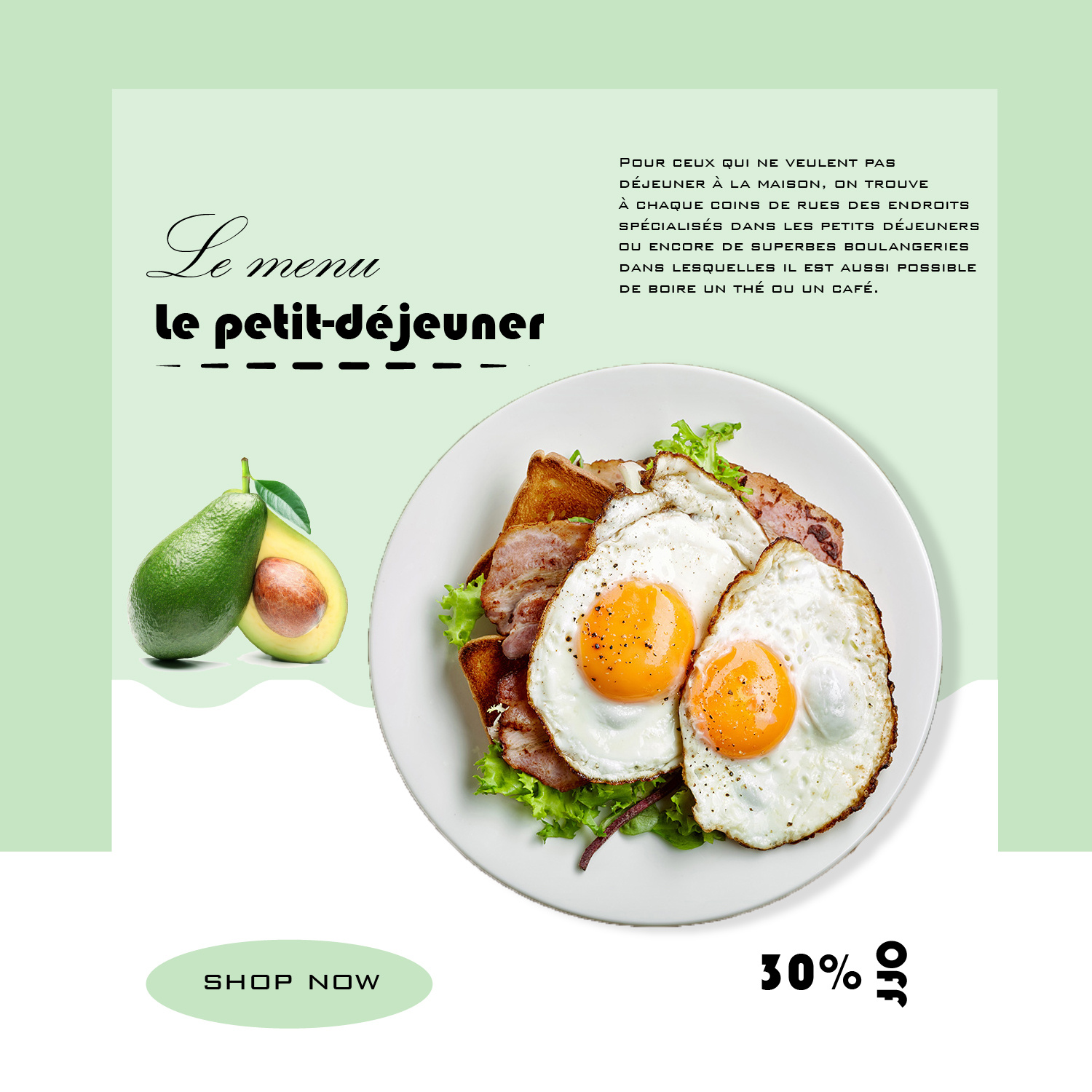 Example of Professional Menu Design Services 