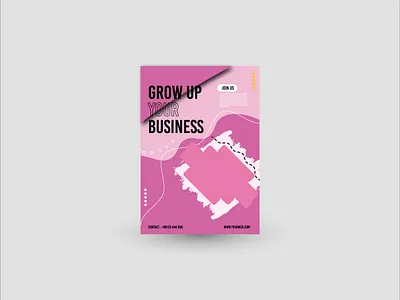 Grow up Your Business Flyer Design-2026 design graphic design poster theme design vector