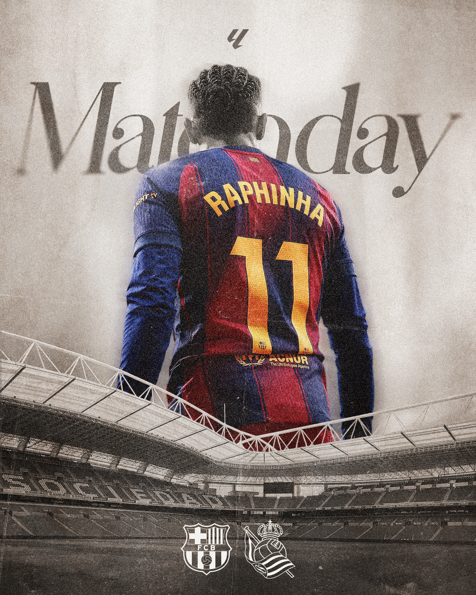 Matchday design #2 barcelona football graphic design matchday