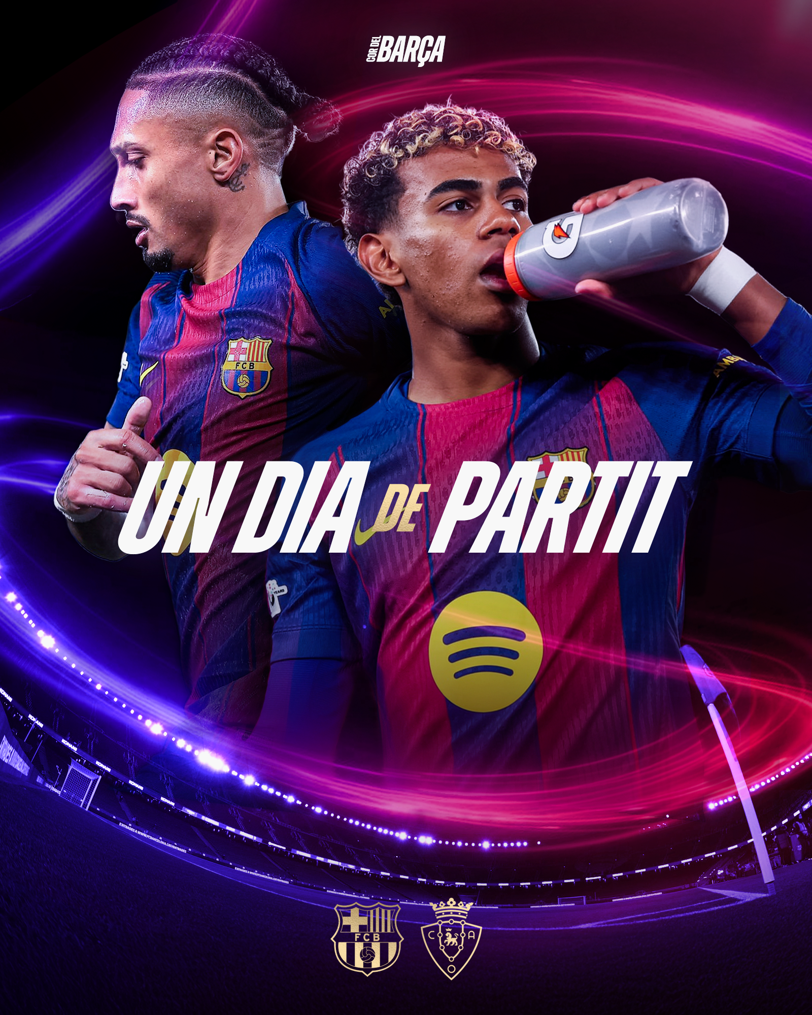 Matchday design #7 barcelona football graphic design matchday
