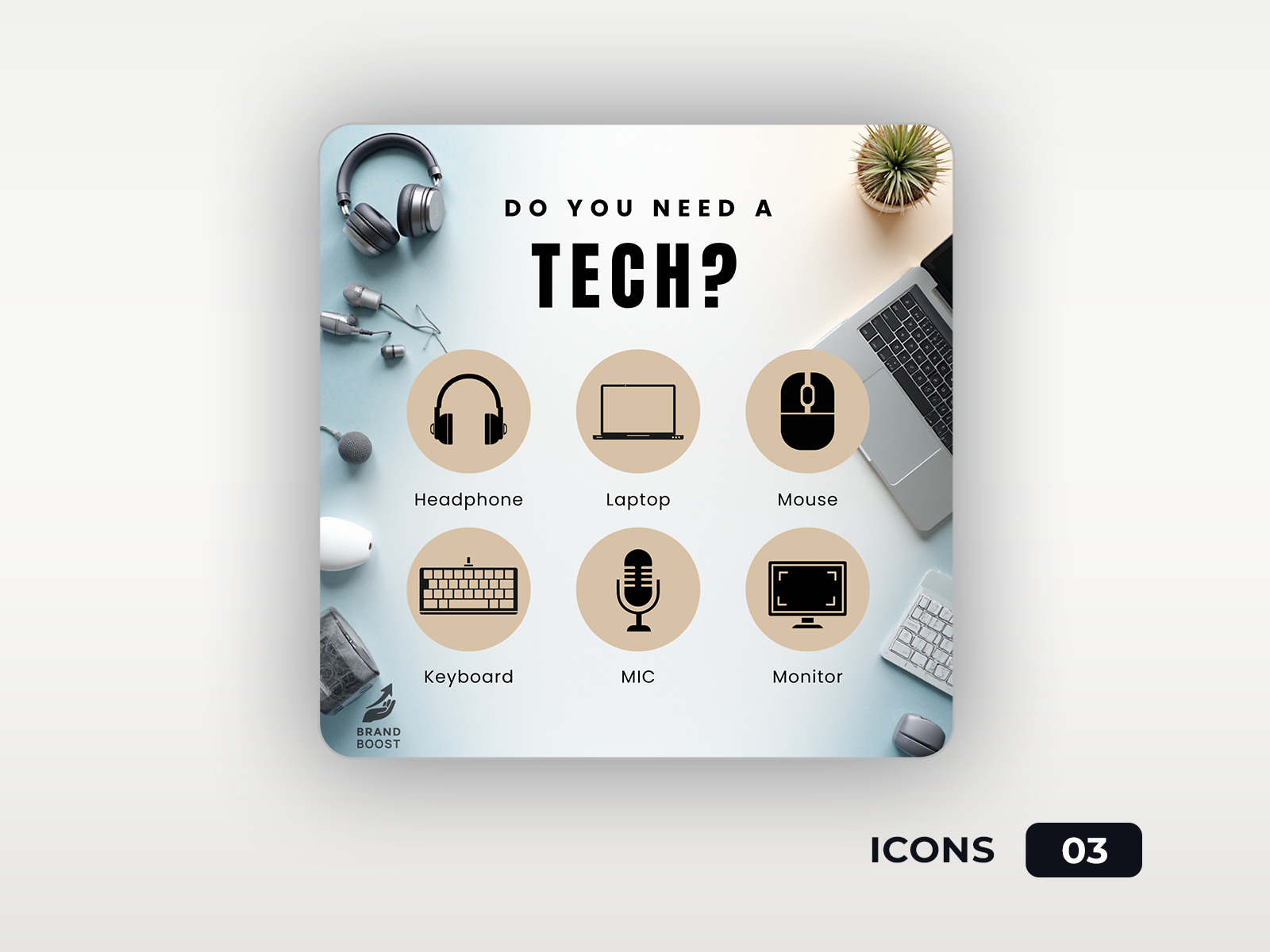Clean Tech – Device & Gadget Icon Set graphic design