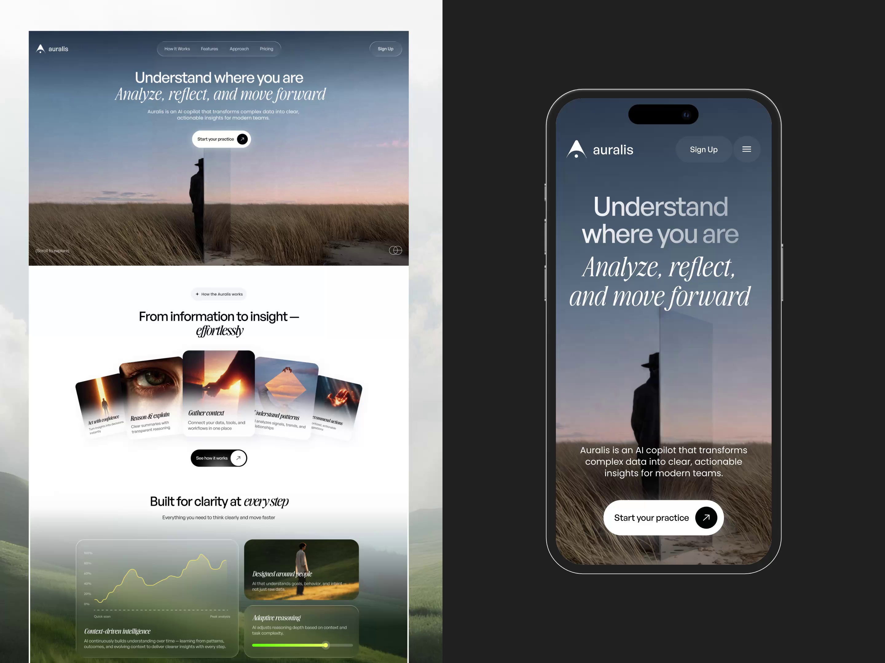 Example of Mobile iOS App for AI, Animation