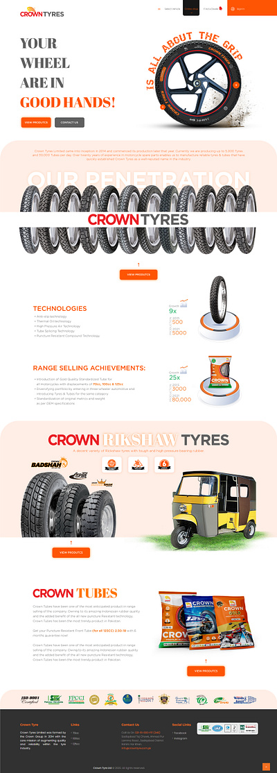 Crown Tyres Concept branding graphic design motion graphics ui
