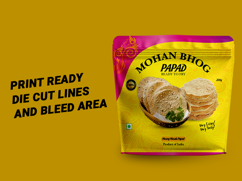 Papad Packaging Design | Traditional Indian Food Pouch Design brandidentity brandingdesign creativebranding designinspiration designixa fmcgdesign foodbranding foodpackaging freelancer graphic design indianfood labeldesign modernpackaging packagedesign packagingdesign packaginginspiration papad pouchdesign snackpackaging