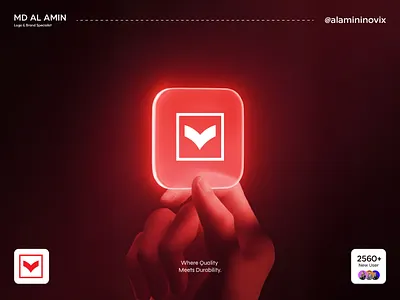 DuraVibe – Premium Brand Identity for E-commerce Platform. alamininovix app icon brand identity branding concept delivery app ecommerce branding ecommerce logo glow effect logo design logo designer minimalist logo modern logo online store red logo shopping app visual identity
