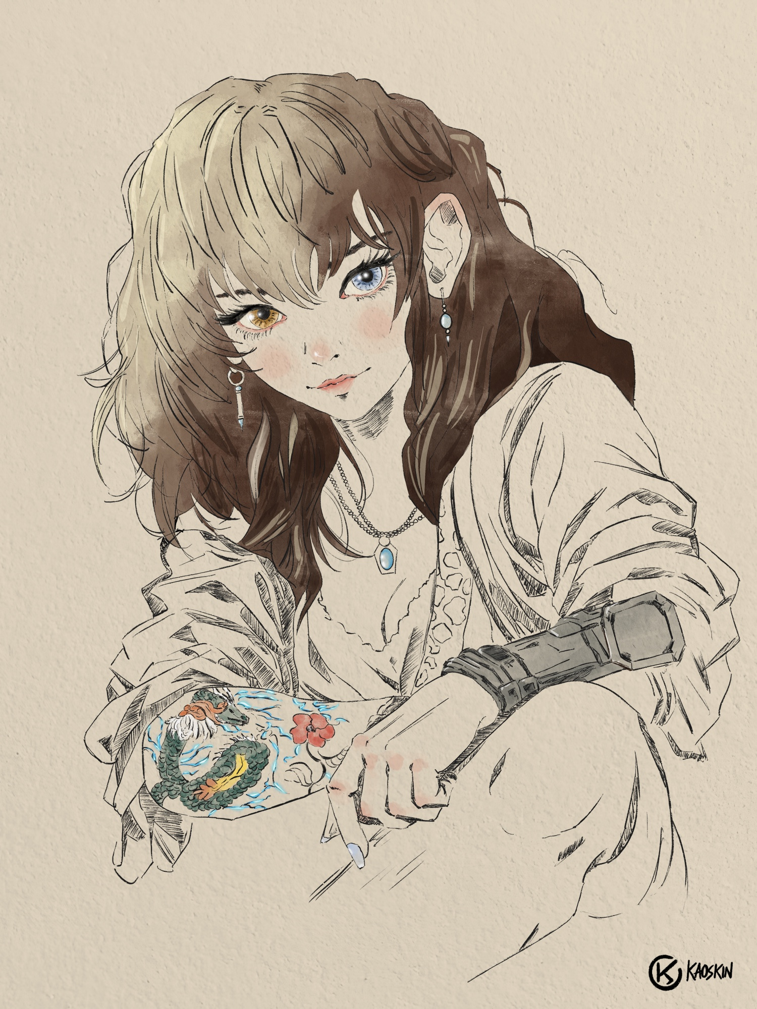 Spark characterdesign contemporary contemporaryart digitalart figurative illustration ink minimal portrait procreate