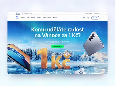 O2 Christmas - Landing page Design animation design graphic design ui ux webdesign website