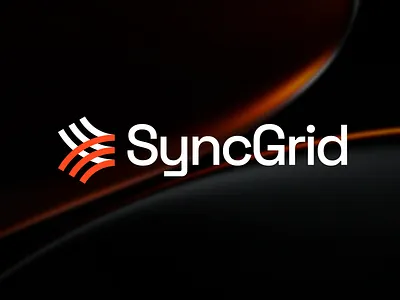 Logo & Branding HR SaaS Platform - SyncGrid brand brand design brand identity branding business clean corporate design graphic design identity logo logo design minimal modern professional saas startup tech typography visual identity