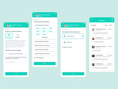 ClikOdoc - Medical app app appointment booking design doctor medical mobile product design ui ux