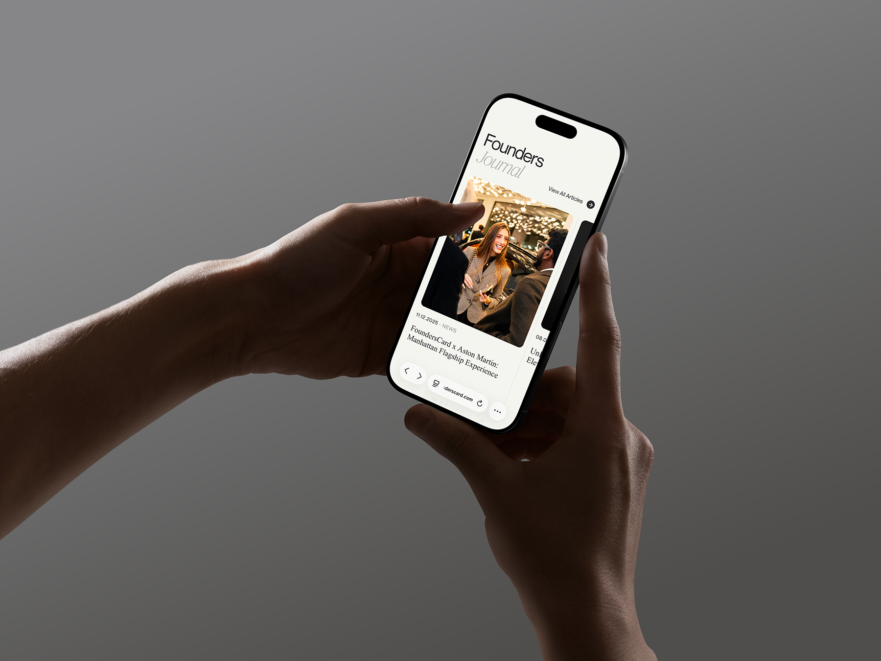 FoundersCard app benefits branding design founder founderscard interactive interface mobile travel ui website