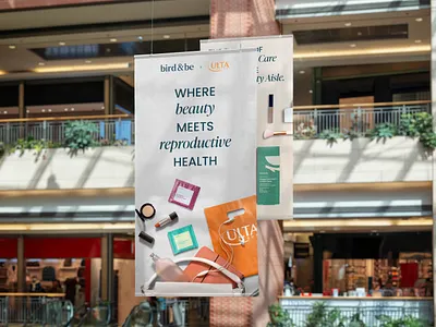 Creative direction design for the Bird&be x Ulta campaign campaign creativedirection graphic design