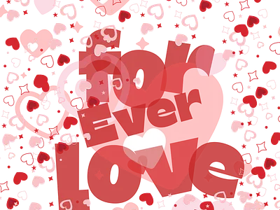 Valentine day special branding graphic design logo