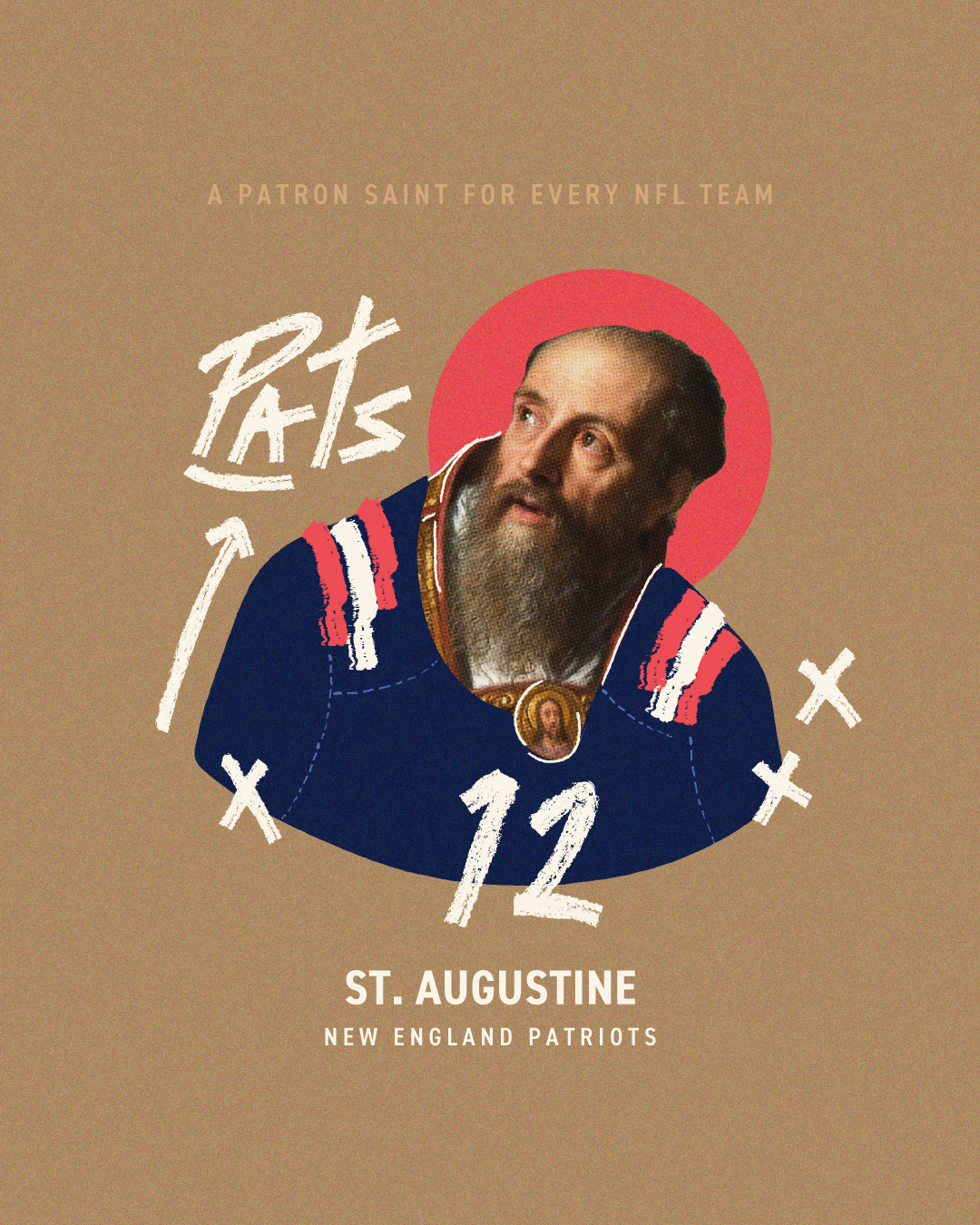 UTG: NFL Draft 2024 artwork catholic church media collage digital art draft football illustration nfl saints social media sports web