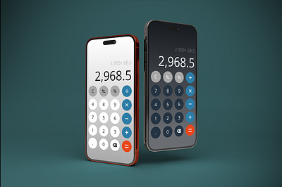 Calculator App - UI/UX Design app calculator figma mobile ui